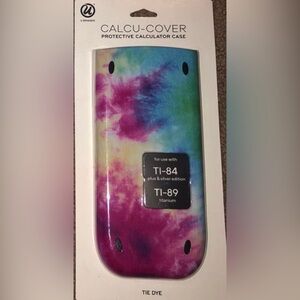 Calculator Texas Instruments TI-84 Plus & Silver TI-89 Slide Case Cover Tie Dye